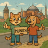 Flug -> München – Münih’e uçuyorum yanımda kedi veya köpek götürebilir